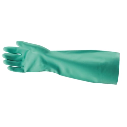 Ecolab® Nitrile Sink Gloves 18in, Medium, Green